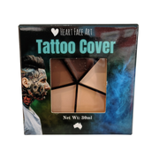 Heart Face Art SFX Tattoo Cover Wheel