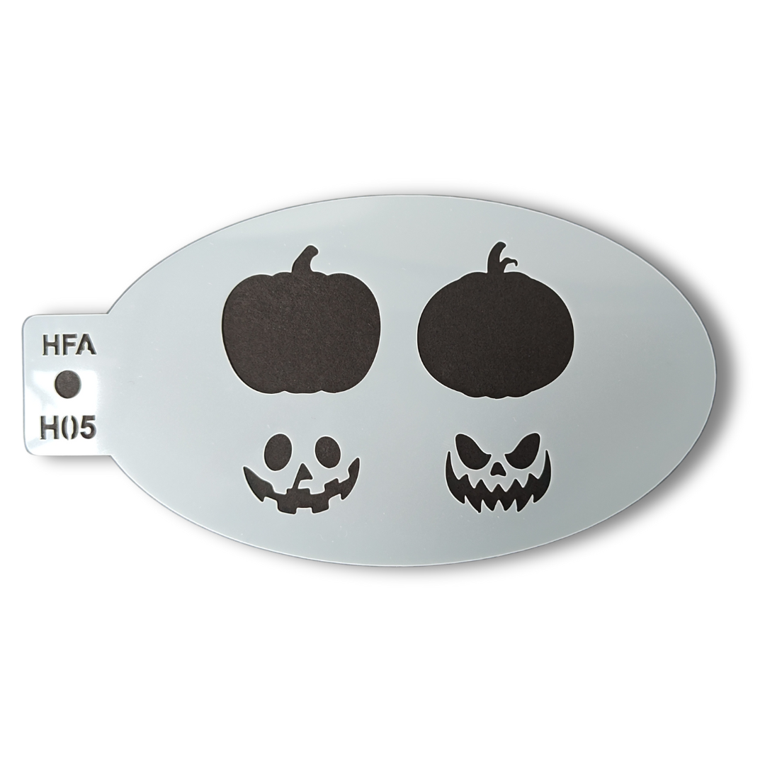 Face Painting Stencil - H05 Jack O Lantern