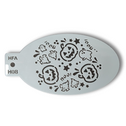 Face Painting Stencil - H08 Halloween Party