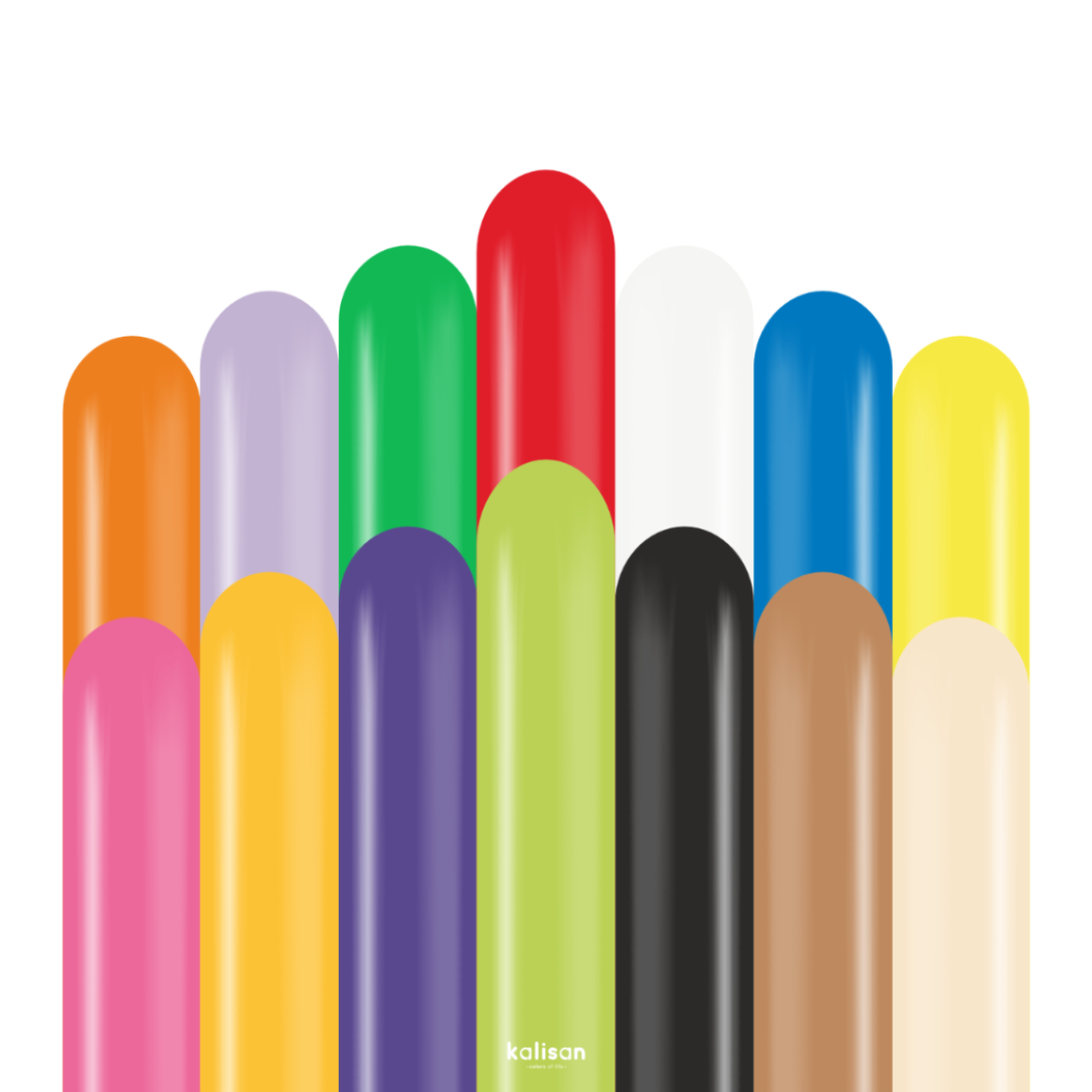 Modelling Balloons 260 | Kalisan Standard Assortment – The Face Paint Shop