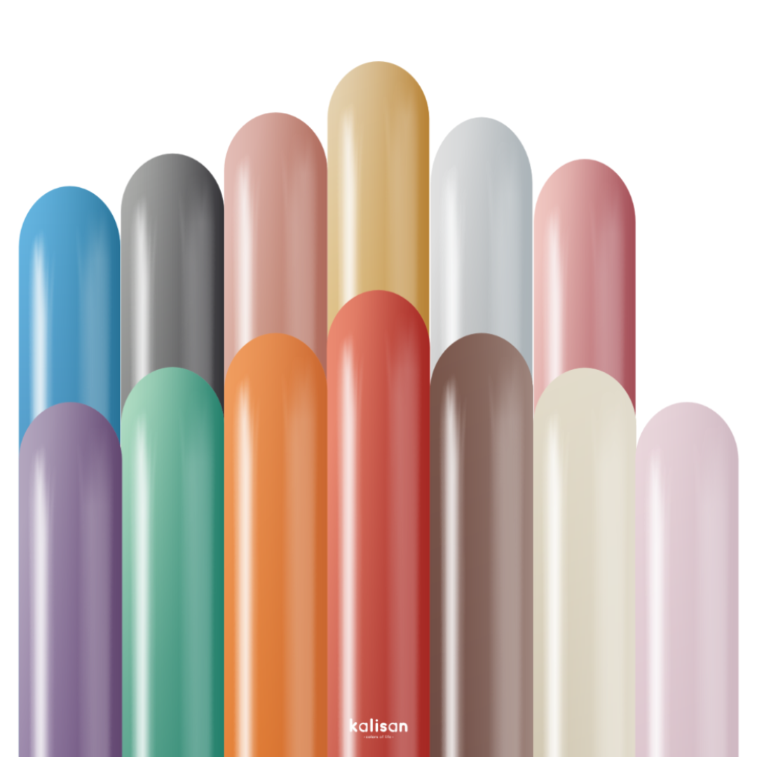 Kalisan Modelling Balloons 260 | Mirror Assortment 50 Pack