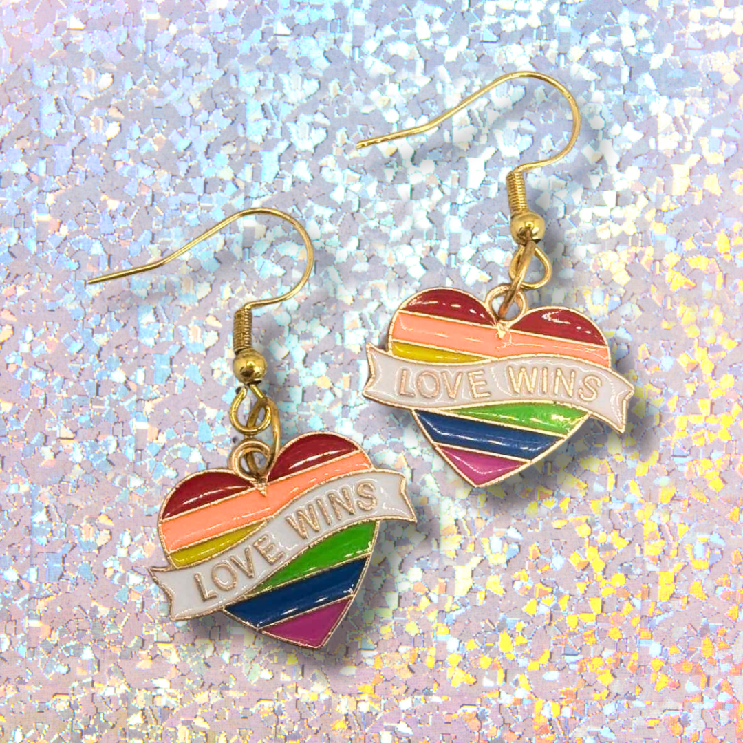 Love Wins Pride Earrings
