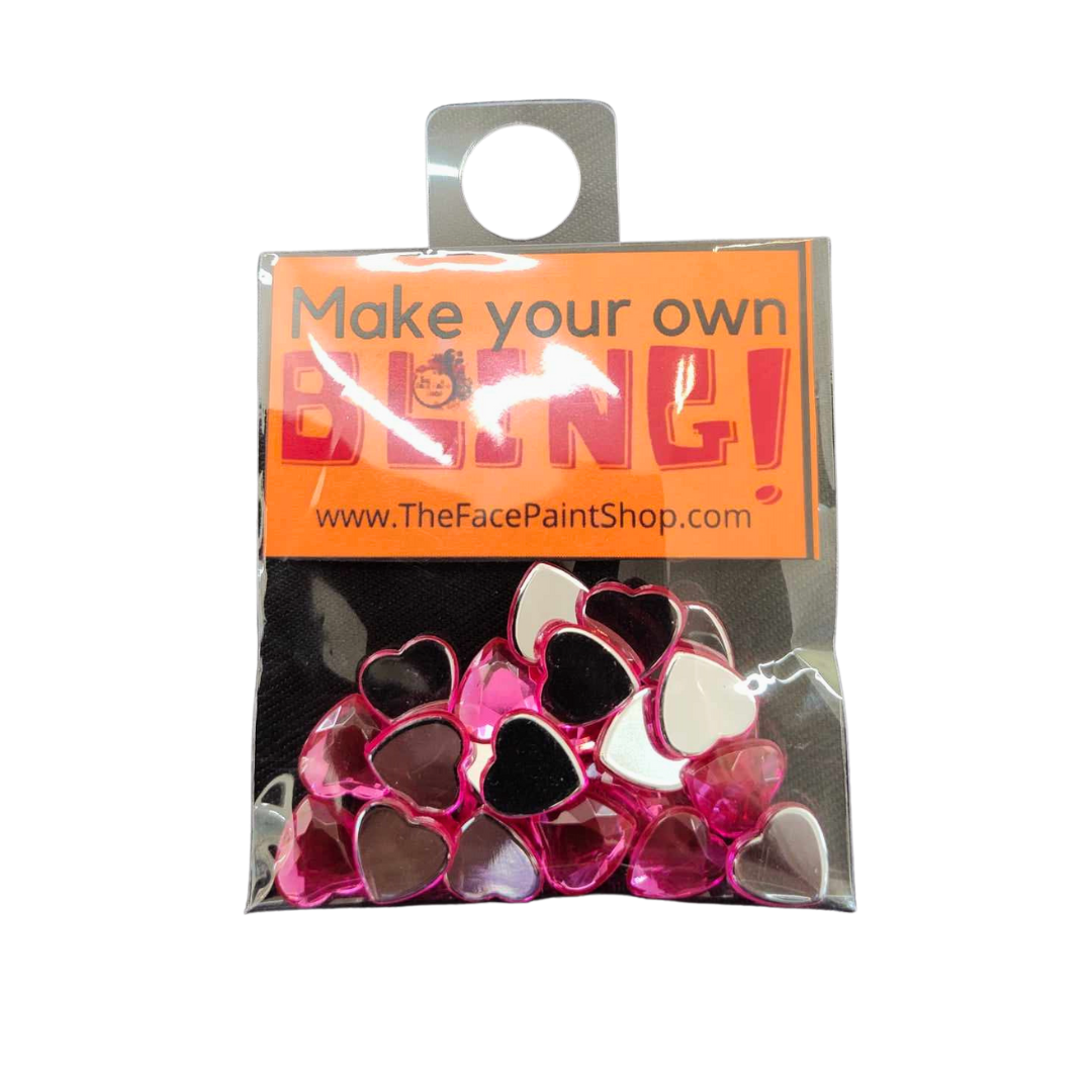 MYO Bling - Pink Heart Gems