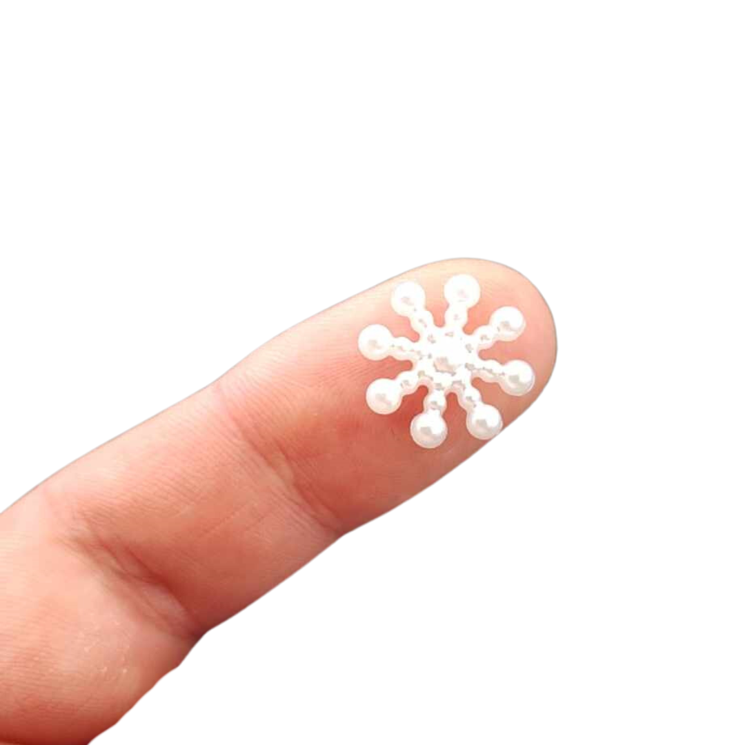 MYO Bling - White Snow Flakes