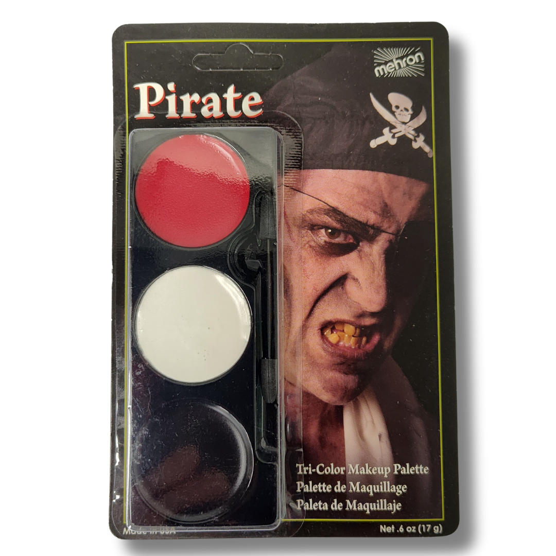 Mehron Tri-Colour Make Up Palette | Pirate