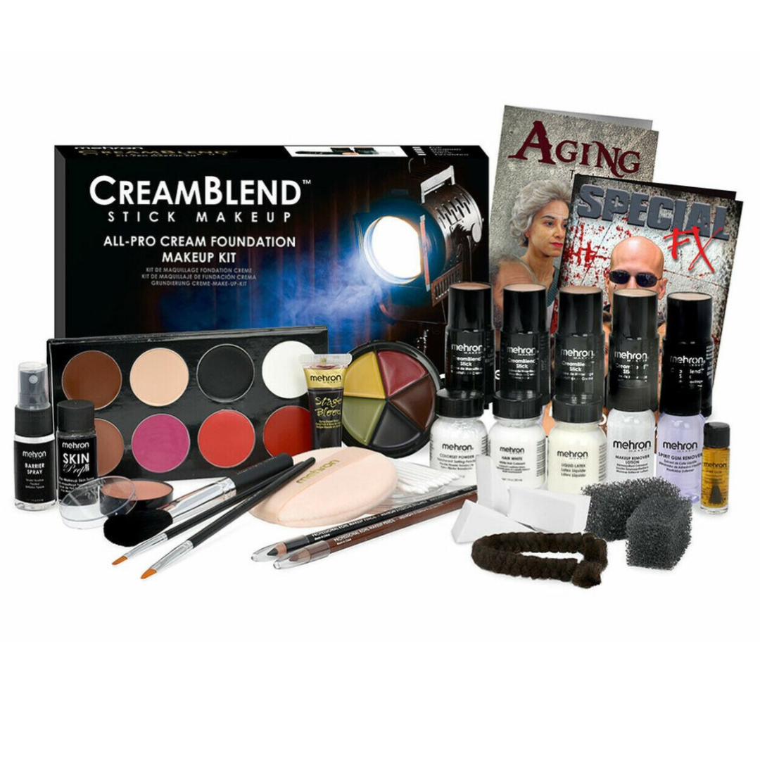 Mehron All Pro Cream Foundation Make Up Kit TV/Video
