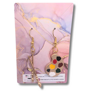 Palette & Brush Earrings