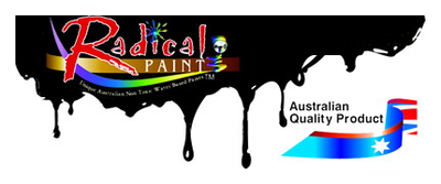Radical Paint Australian made face paint brand logo