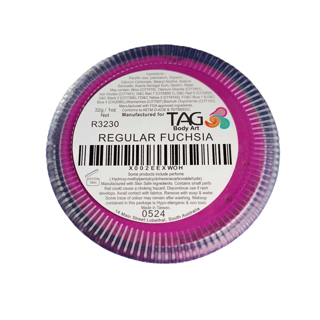 TAG Body Art Face Paint Cake 32g - Fuchsia