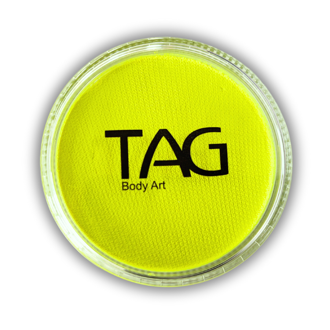 TAG Body Art Face Paint Cake 32g - Neon Yellow