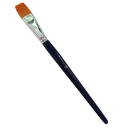 TAG Body Art No. 12 Flat Brush is 1 inch across, ideal for using with 30g split cakes.