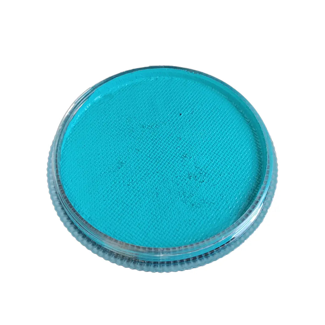 Buy Cameleon Base Line 32g - Celedon Teal and professional face & body paint for beginners in Australia. Where to buy face paint near me.