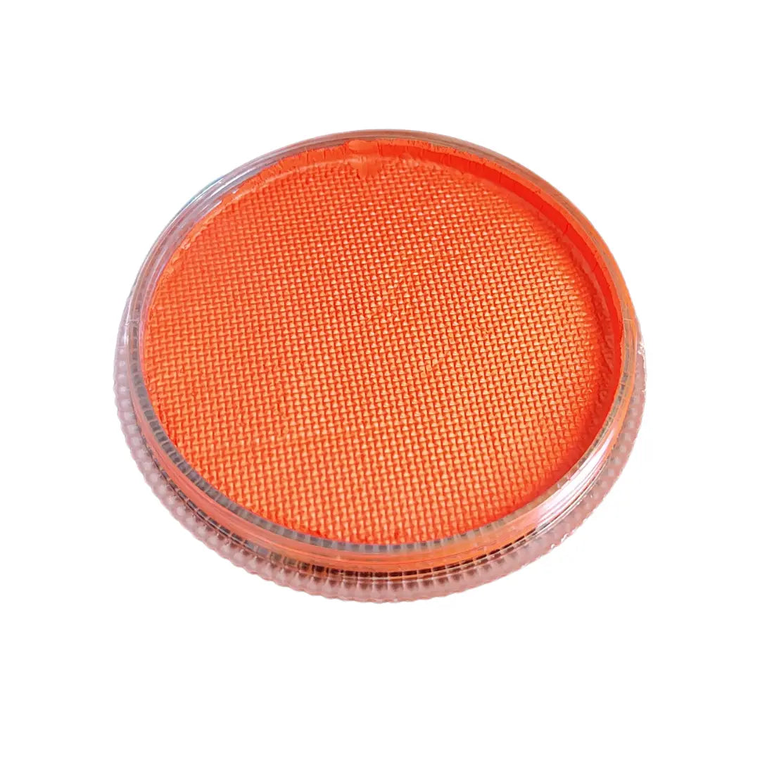 Buy Cameleon Base Line 32g - Orange Juice and professional face & body paint for beginners in Australia. Where to buy face paint near me.