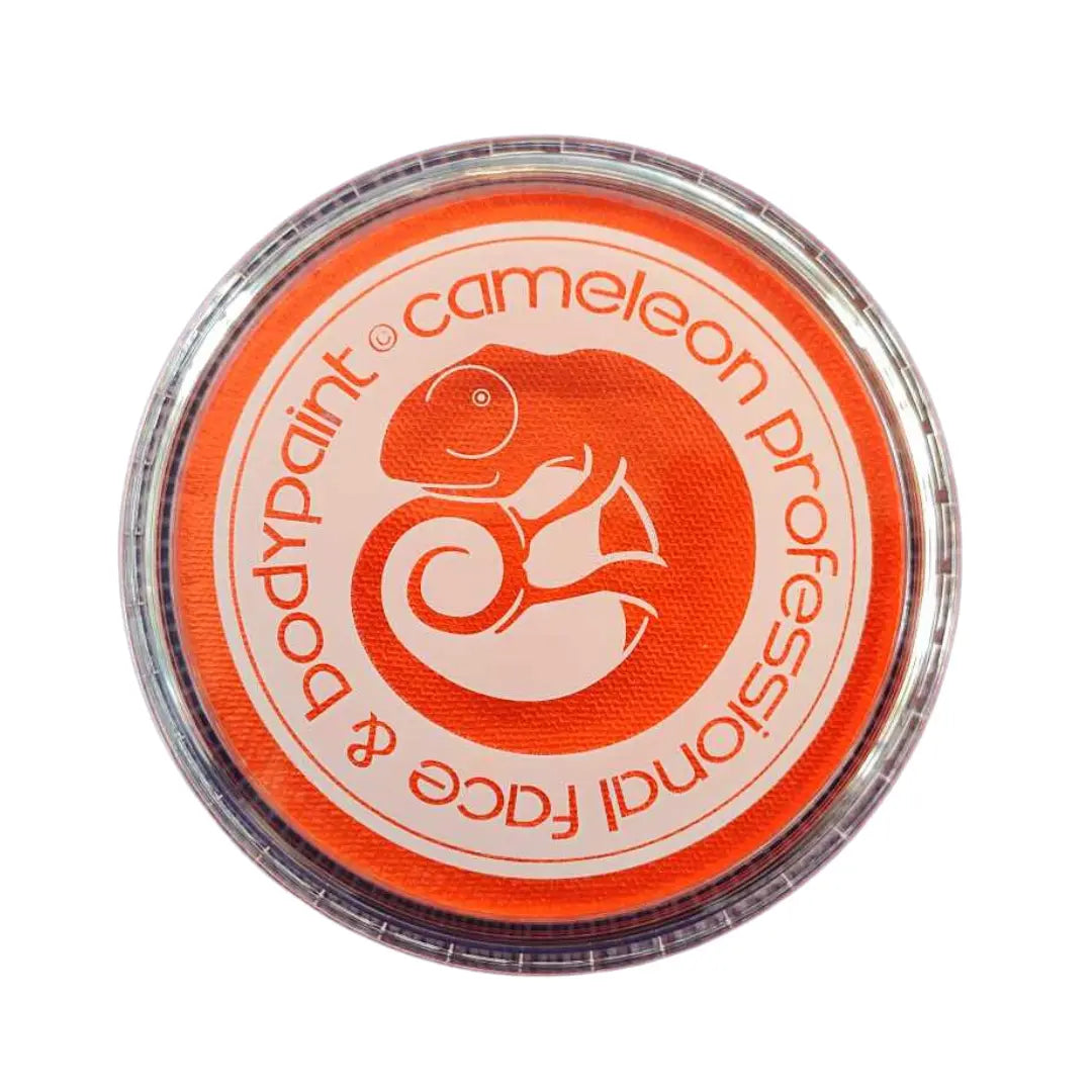 Buy Cameleon Base Line UV 32g - Foxy Orange by Madelyn Greco Fray and professional face & body paint for beginners in Australia. Where to buy face paint near me.