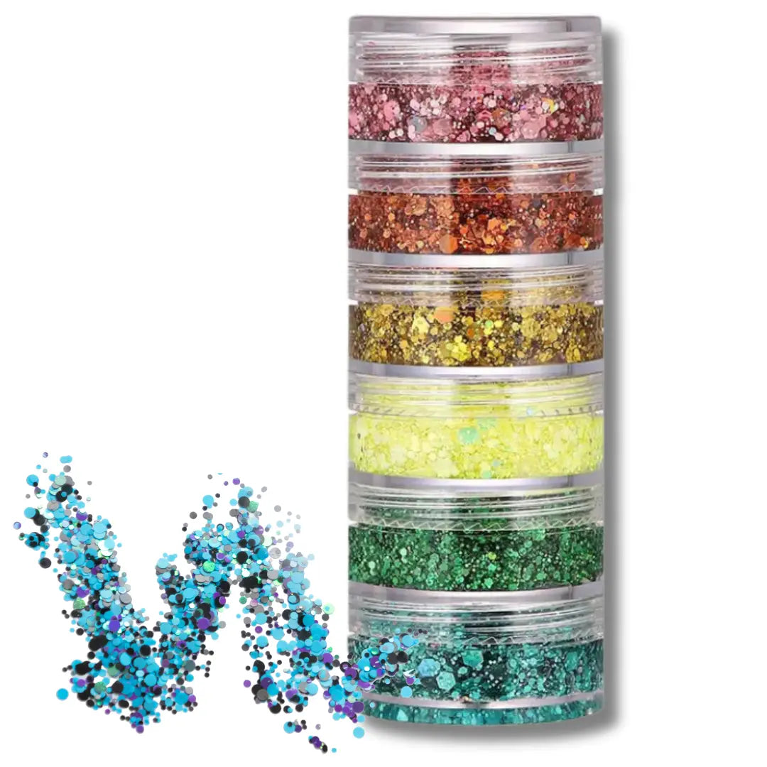 Chunky Glitter Gel Stack - Faerie