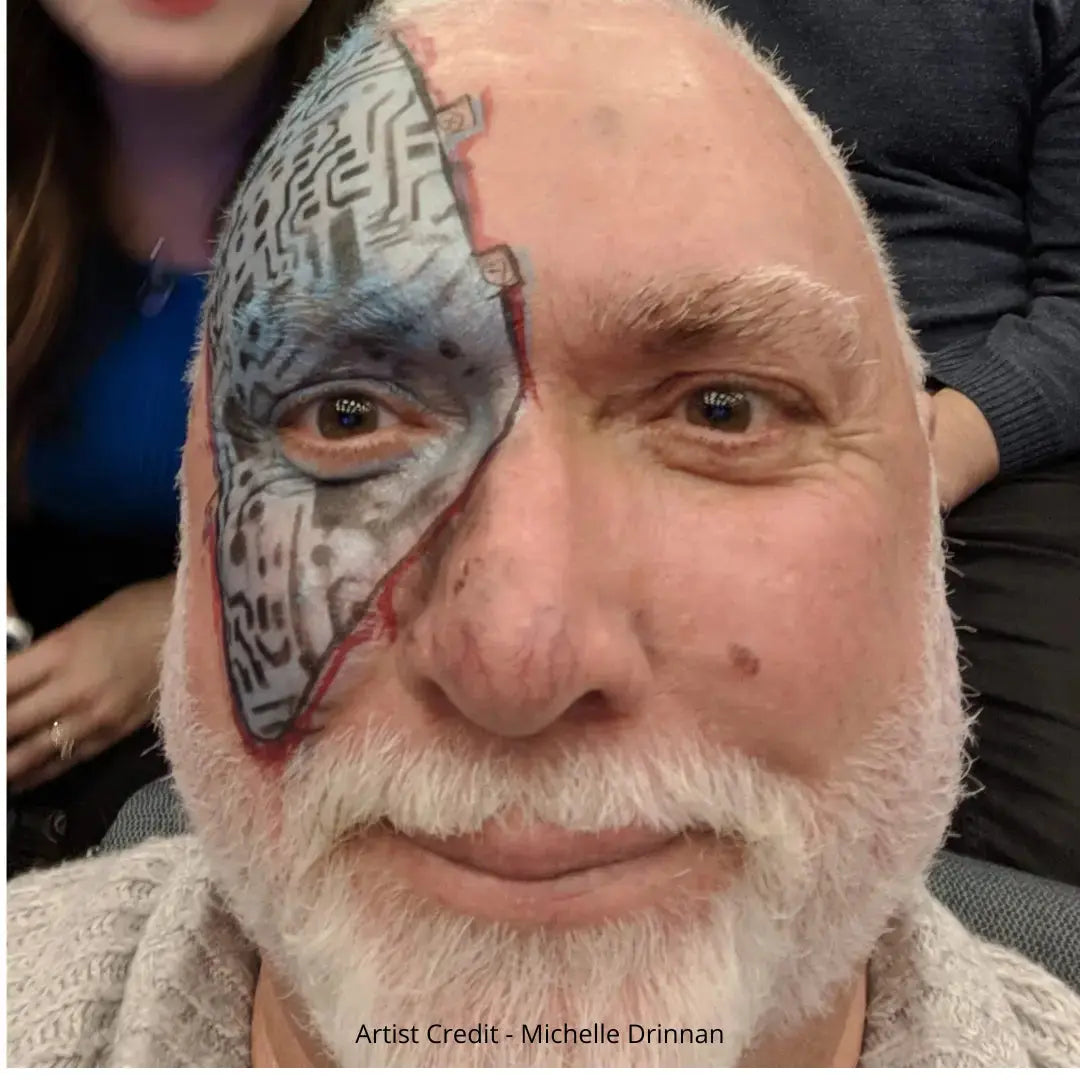 Face Painting Stencil - M04 Gears