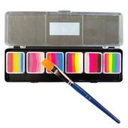  Buy Diamond FX Splitcake Palette 6 x 6g | Touch Of Glow and professional face & body paint for beginners in Australia. Where to buy face paint near me. 