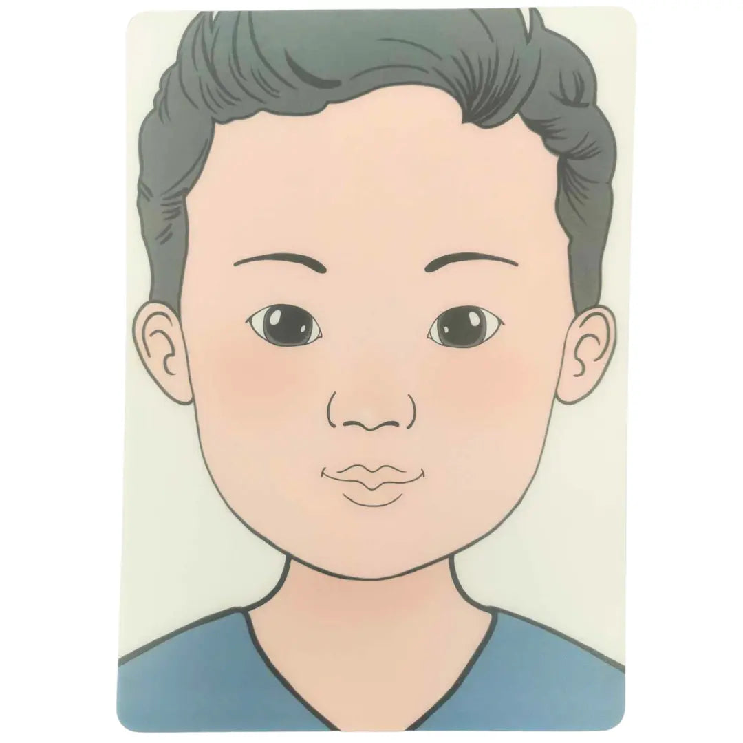 Buy Face Paint Practice Face Board - Boy and professional face & body paint for beginners in Australia. Where to buy face paint near me.