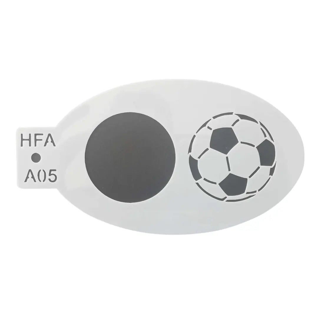  Buy Face Painting Stencil - A05 Soccer Ball and professional face & body paint for beginners in Australia. Where to buy face paint near me. 