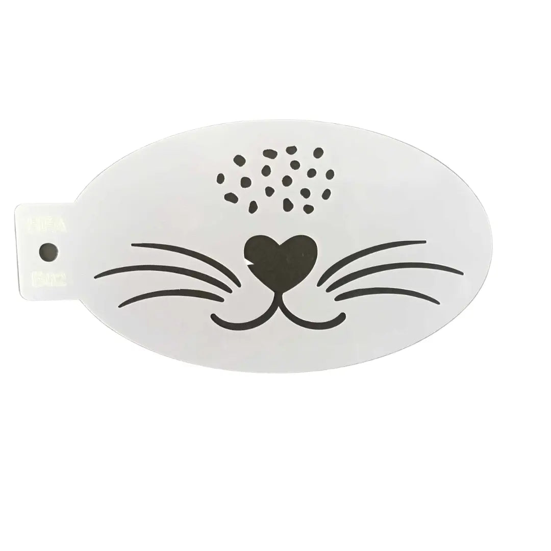  Buy Face Painting Stencil - B02 Big Cat Smile and professional face & body paint for beginners in Australia. Where to buy face paint near me. 