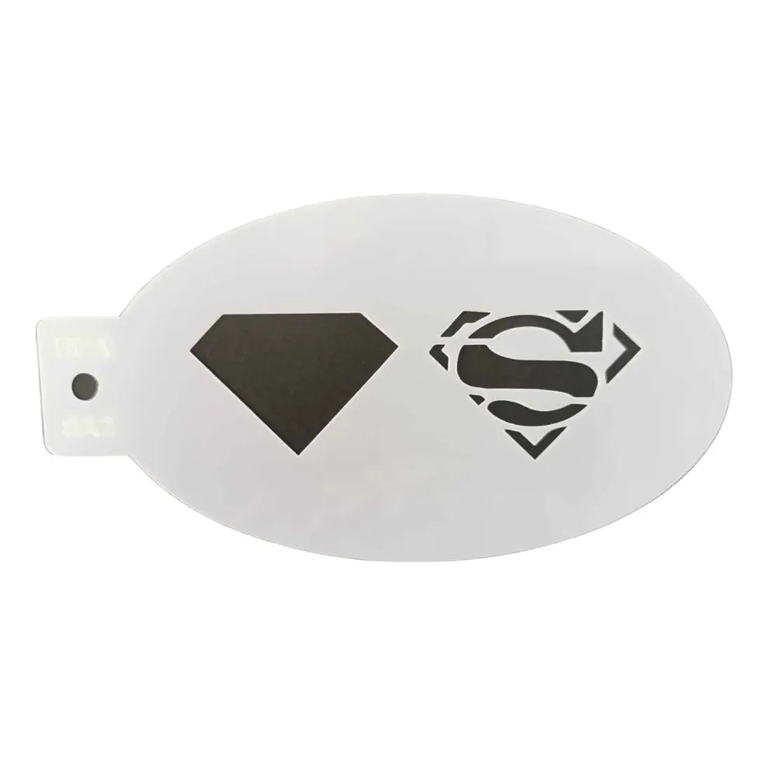  Buy Face Painting Stencil - SA2 Superman and professional face & body paint for beginners in Australia. Where to buy face paint near me. 