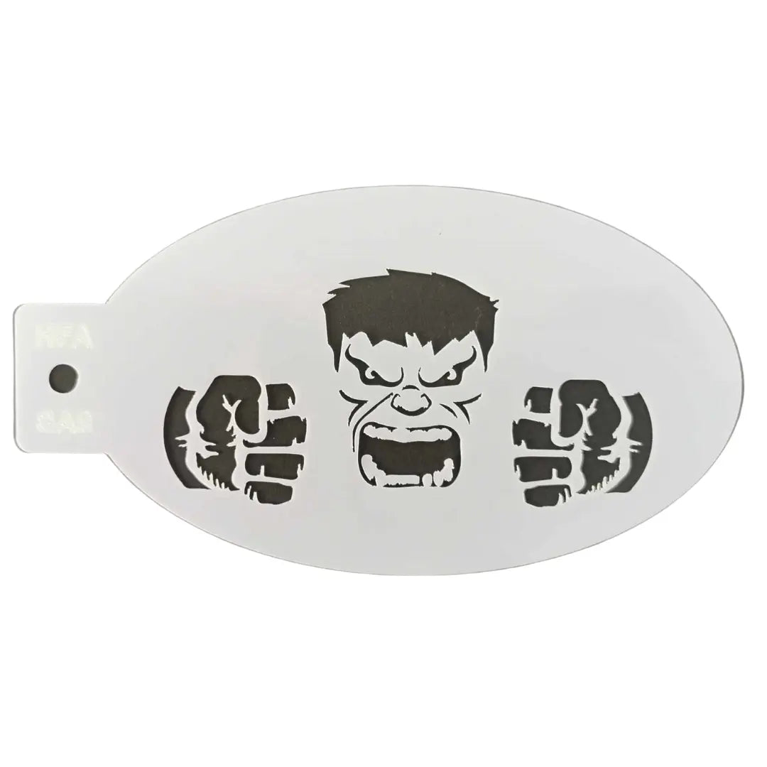  Buy Face Painting Stencil - SA9 Hulk Smash! and professional face & body paint for beginners in Australia. Where to buy face paint near me. 