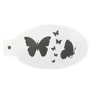 Buy Face Painting Stencil - A02 Butterflies 2.0 and professional face & body paint for beginners in Australia. Where to buy face paint near me.