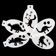 Buy Face Painting Stencil Bundle - Dinosaurs and professional face & body paint for beginners in Australia. Where to buy face paint near me.