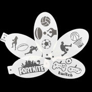 Buy Face Painting Stencil Bundle - Sports and professional face & body paint for beginners in Australia. Where to buy face paint near me.
