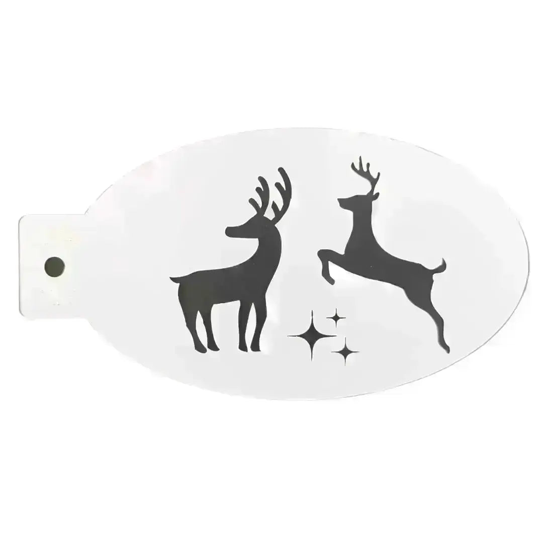Face Painting Stencil - C05 Magic Reindeer