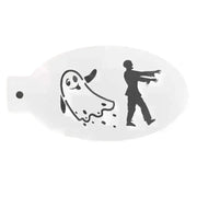Buy Face Painting Stencil - H02 Zombie & Ghost and professional face & body paint for beginners in Australia. Where to buy face paint near me.