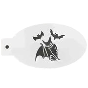 Buy Face Painting Stencil - H04 Vampire Bats and professional face & body paint for beginners in Australia. Where to buy face paint near me.