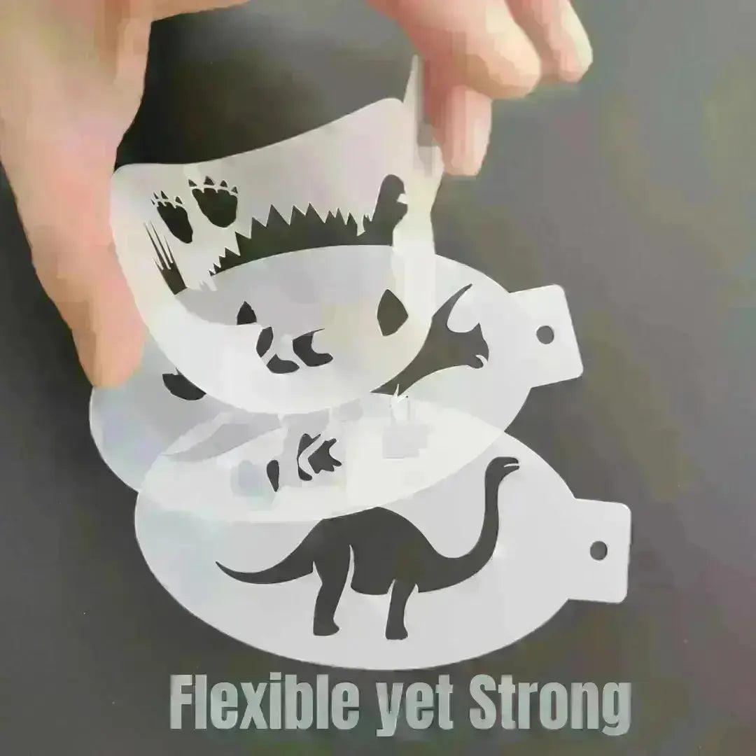 Buy Face Painting Stencil - ME10 Flourish and professional face & body paint for beginners in Australia. Where to buy face paint near me.