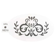 Buy Face Painting Stencil - ME10 Flourish and professional face & body paint for beginners in Australia. Where to buy face paint near me.