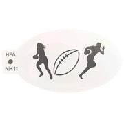 Buy Face Painting Stencil - NH11 Footy and professional face & body paint for beginners in Australia. Where to buy face paint near me.