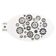 Buy Face Painting Stencil - P09 Gears and professional face & body paint for beginners in Australia. Where to buy face paint near me.