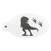 Face Painting Stencil - S01 Tyrannosaurus Dinosaur