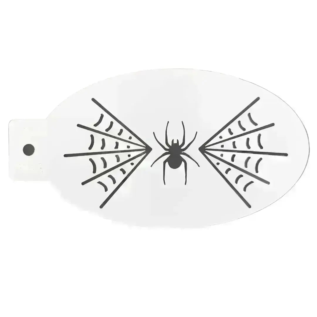 Face Painting Stencil - SA6 Widow's Web