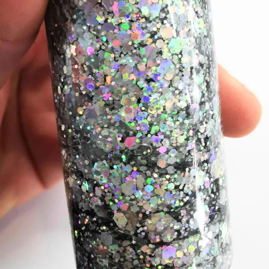Festival Chunky Glitter Gel - Holographic Silver