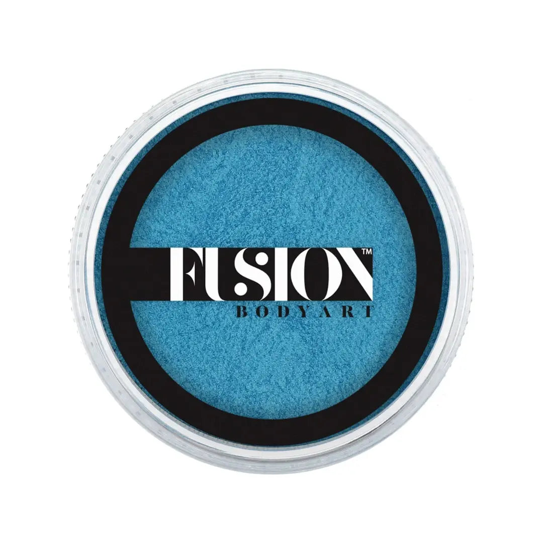 Fusion Body Art Face Paint Cake Pearl - Winter Blue 25g