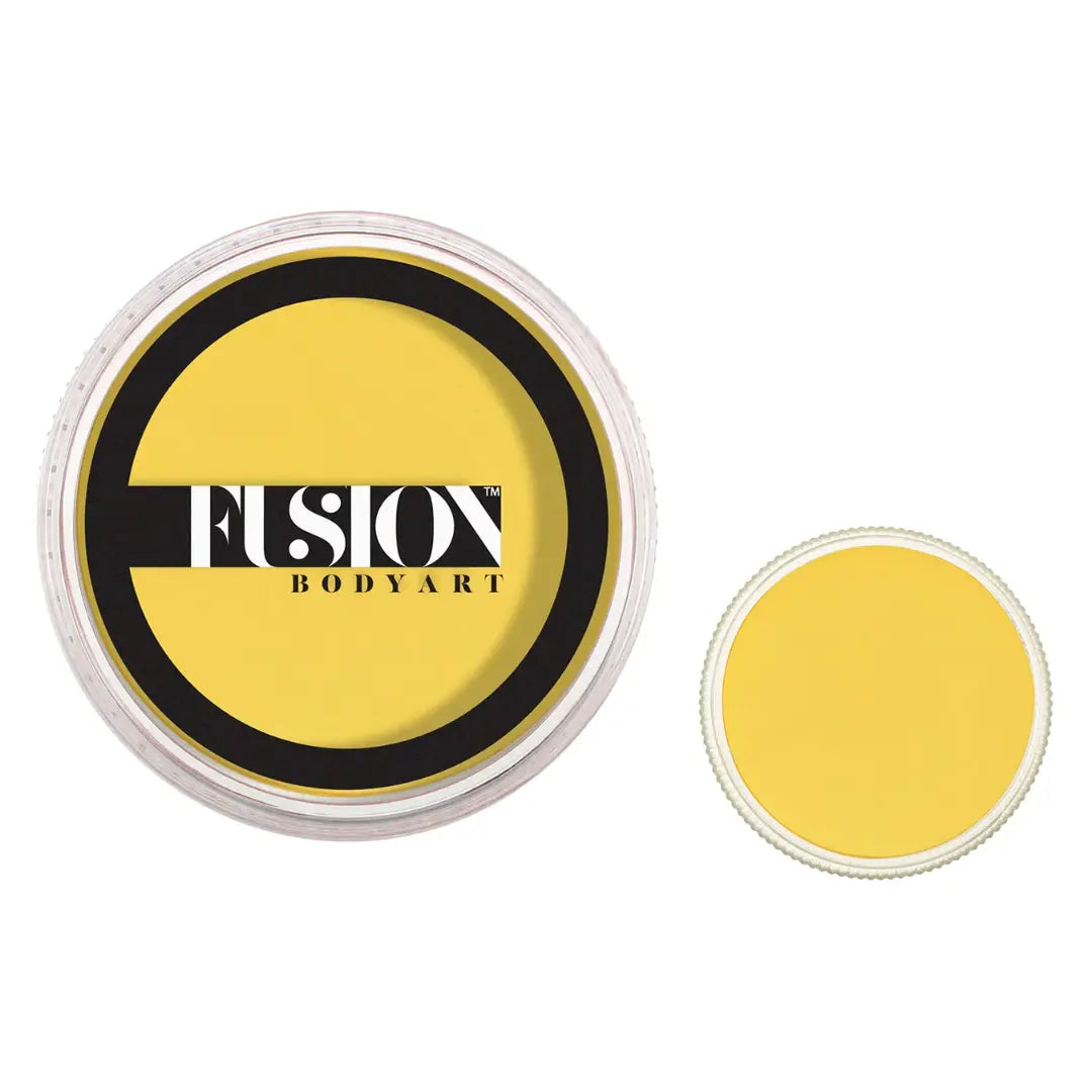 Fusion Body Art Face Paint Cake Prime - Marigold Yellow 32g