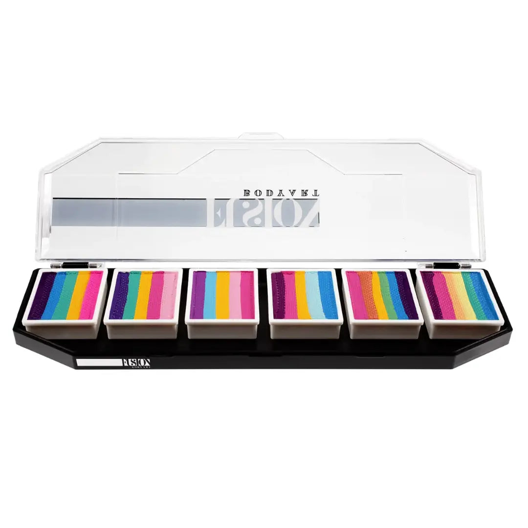 Buy Fusion Body Art Palette - Lodie Up Rainbow Ponies and professional face & body paint for beginners in Australia. Where to buy face paint near me.