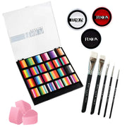 Buy Fusion Delights Face Painting Kit and professional face & body paint for beginners in Australia. Where to buy face paint near me.