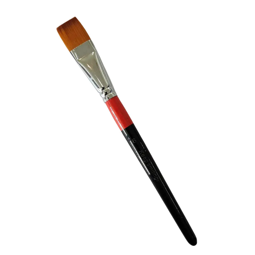 Buy Keep Smiling Brush - Flat No. 6 and professional face & body paint for beginners in Australia. Where to buy face paint near me.