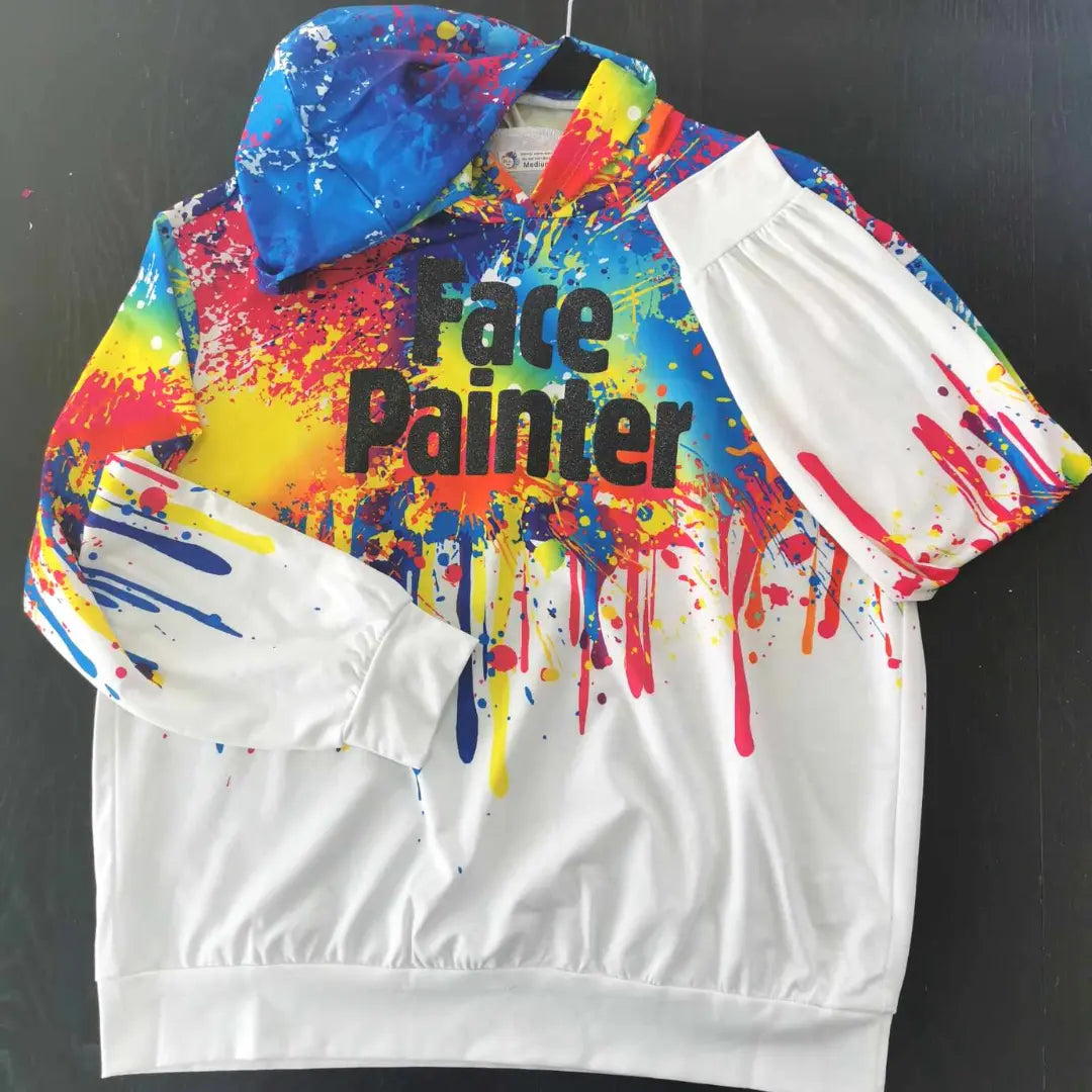  Buy Rainbow Splash Lighweight Face Painter Hoodie and professional face & body paint for beginners in Australia. Where to buy face paint near me. 