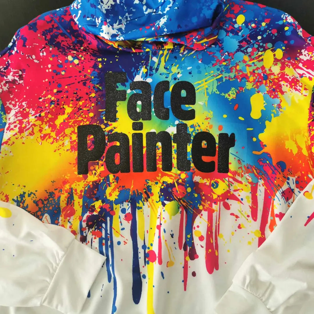  Buy Rainbow Splash Lighweight Face Painter Hoodie and professional face & body paint for beginners in Australia. Where to buy face paint near me. 