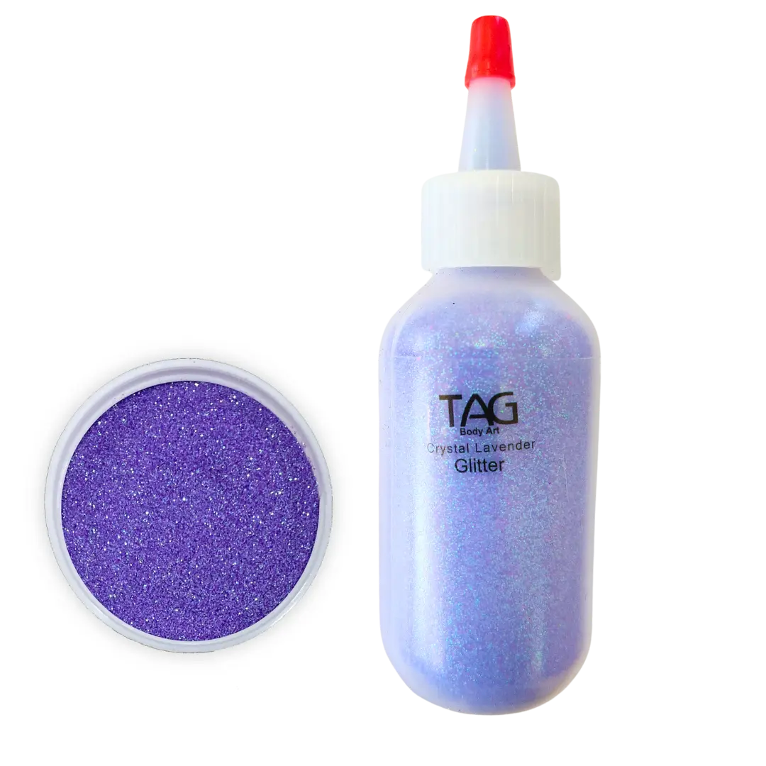  Buy TAG Puff Glitter 60ml Puffer Bottle - Crystal Lavender and professional face & body paint for beginners in Australia. Where to buy face paint near me. 