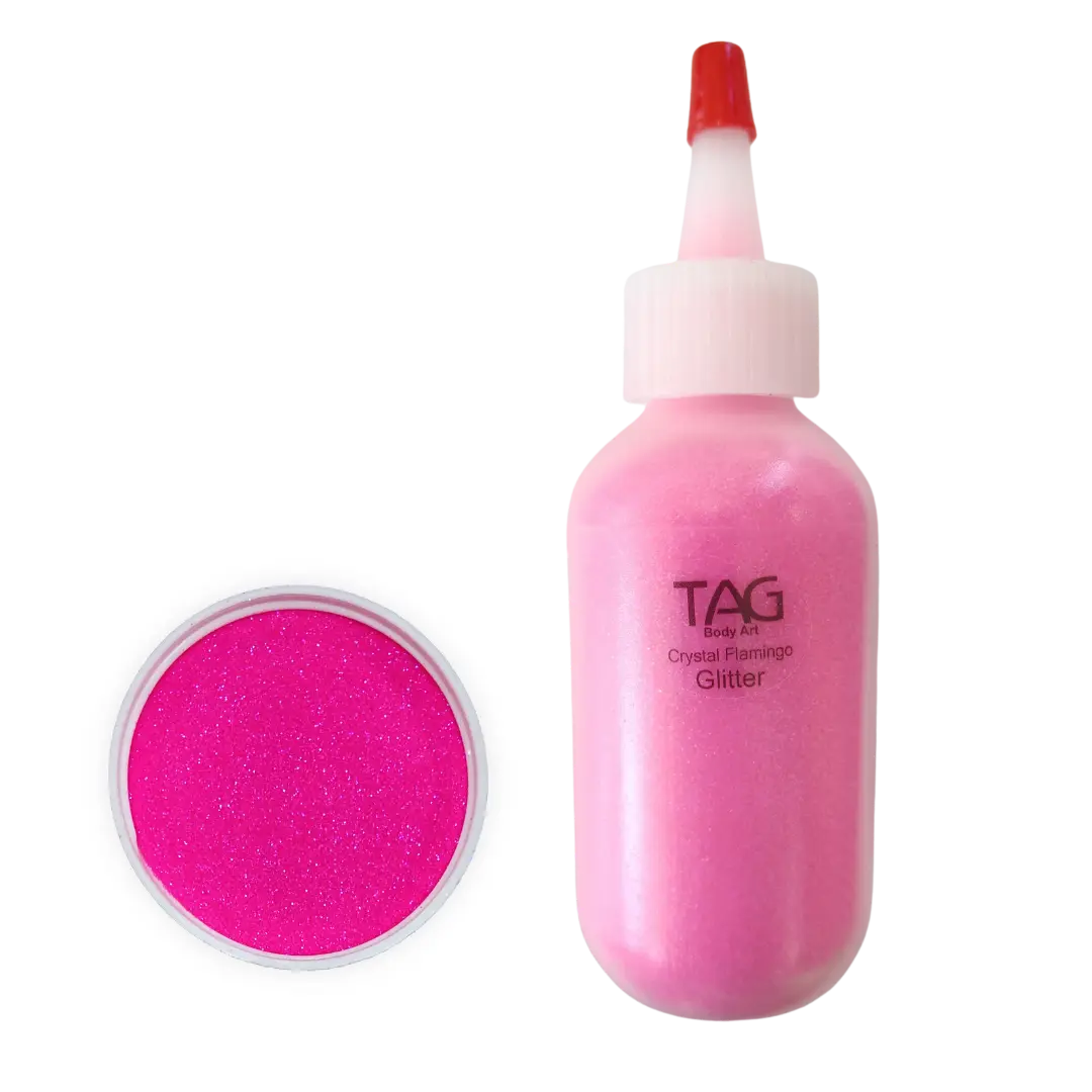 TAG Puff Glitter 60ml Puffer Bottle - Flamingo Pink