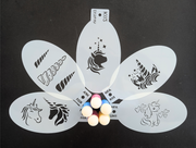 Face Painting Stencil Bundle - Unicorn