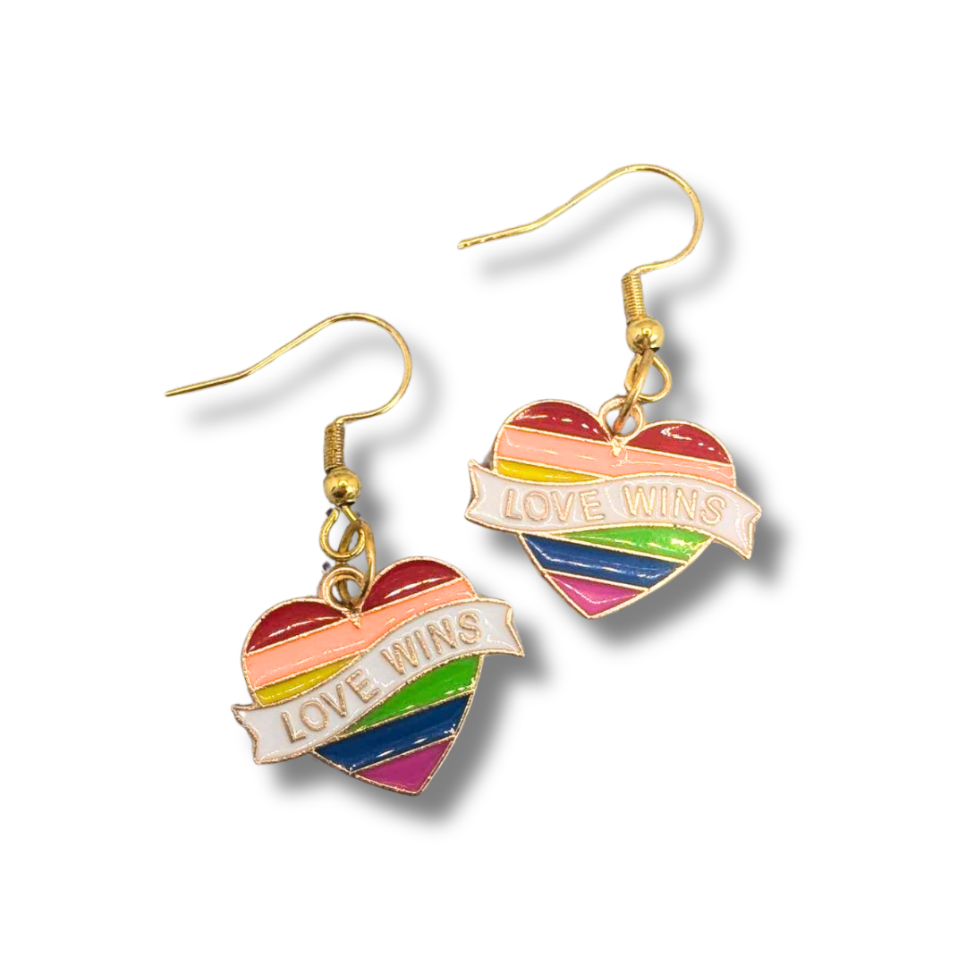 Love Wins Pride Earrings
